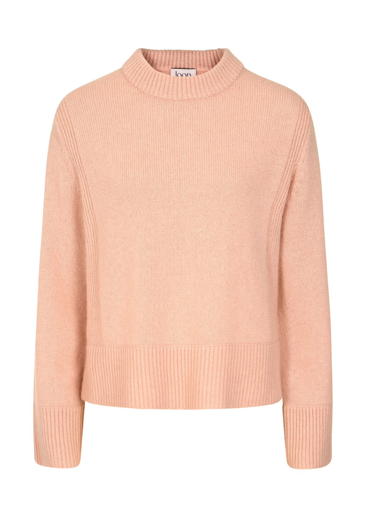 Cashmere Sweatshirt in Peachy Pink