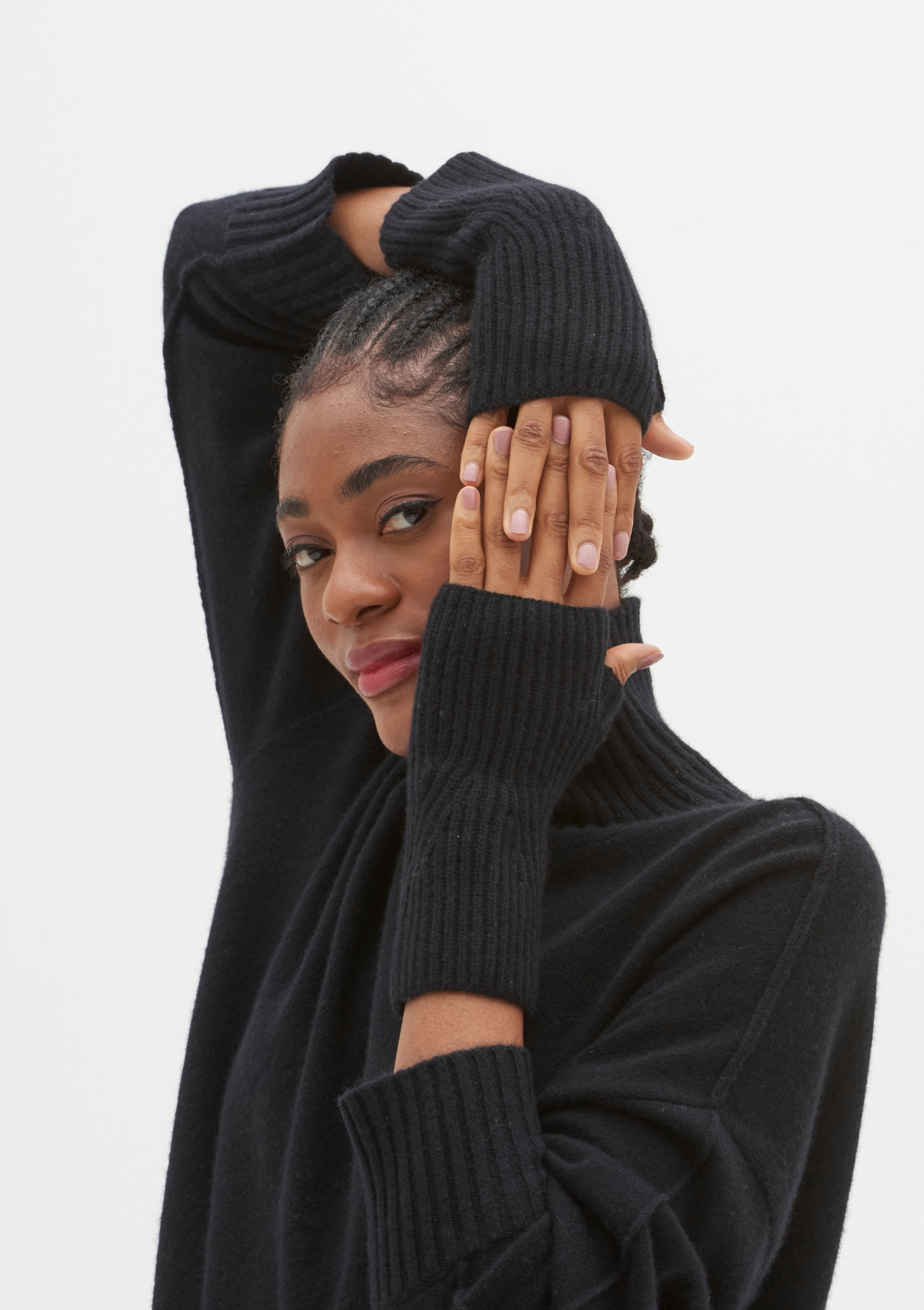 Cashmere Mitt in Black