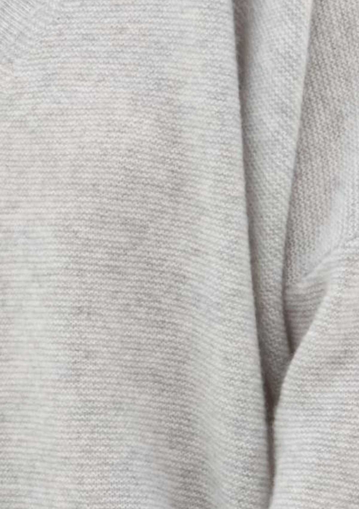 Relaxed V Neck Sweater in Foggy Grey