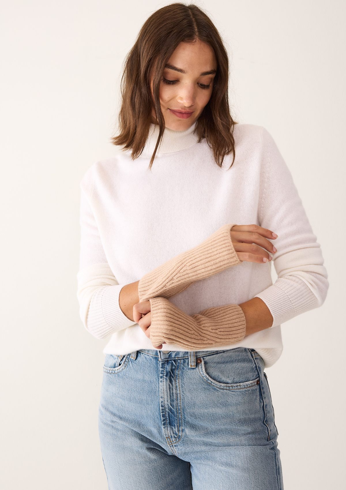 Cashmere Mitt in Toffee