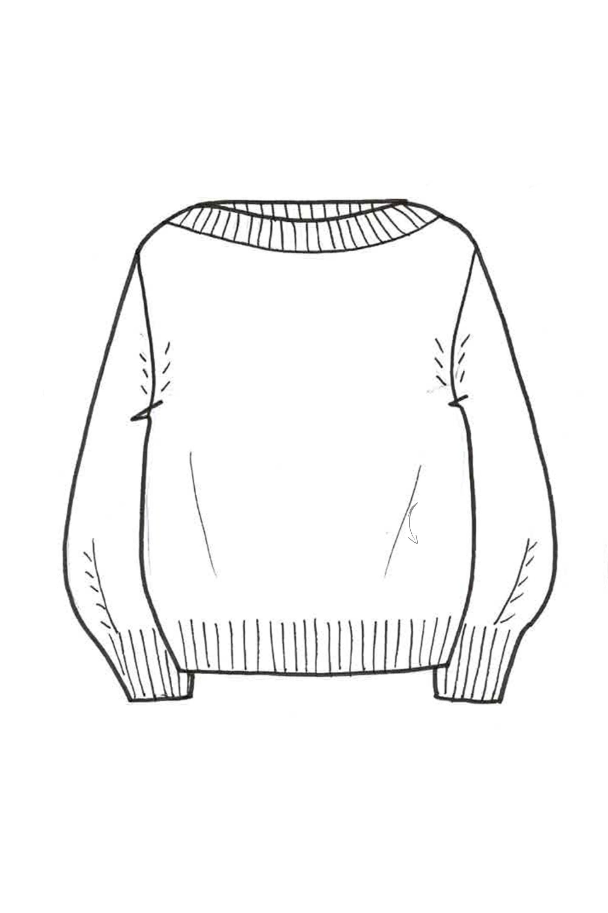 Lofty Oversized Crew Neck Cashmere Sweater - Made to Order