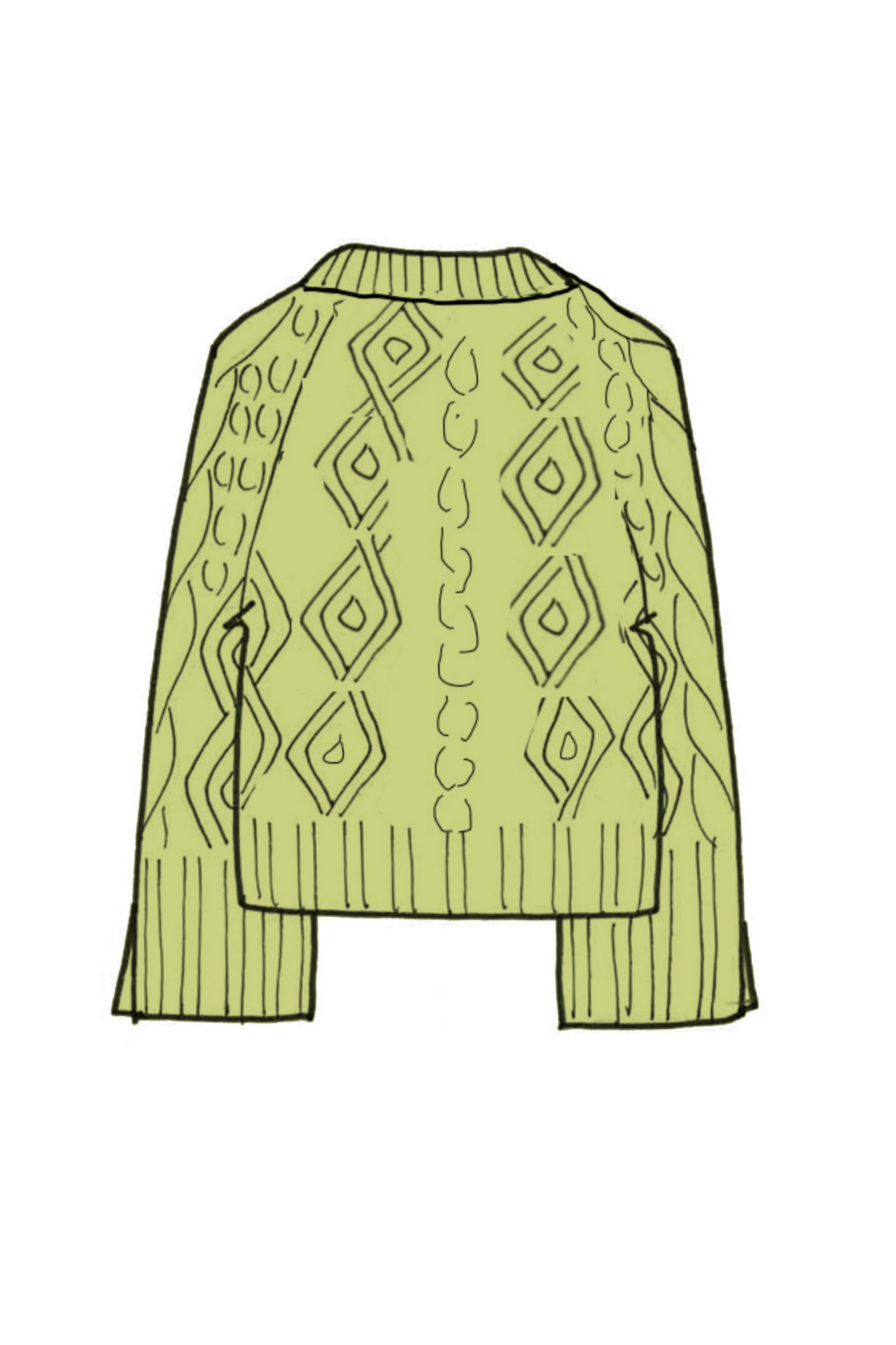 Cashmere Cable Sweater - Made to Order
