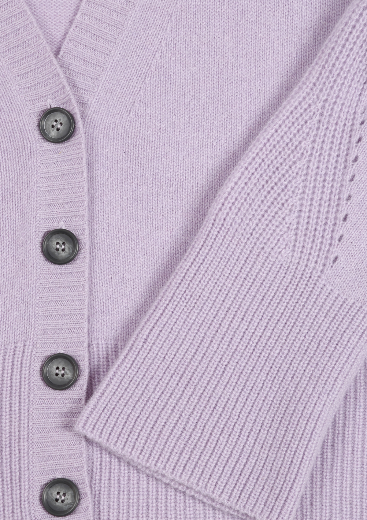 Cashmere Lofty Cardigan in Siberian Lilac