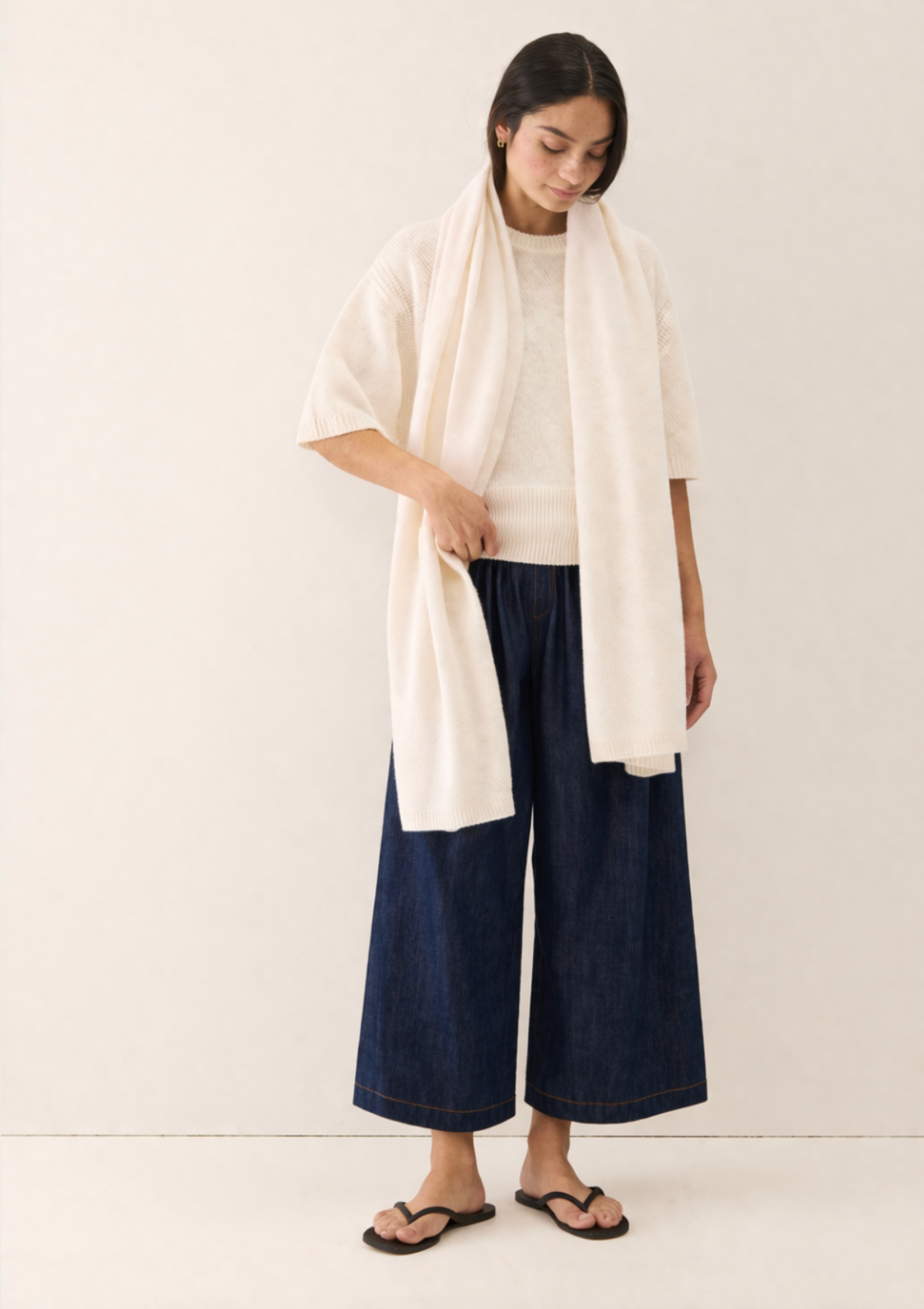 Featherweight Scarf in Snow White