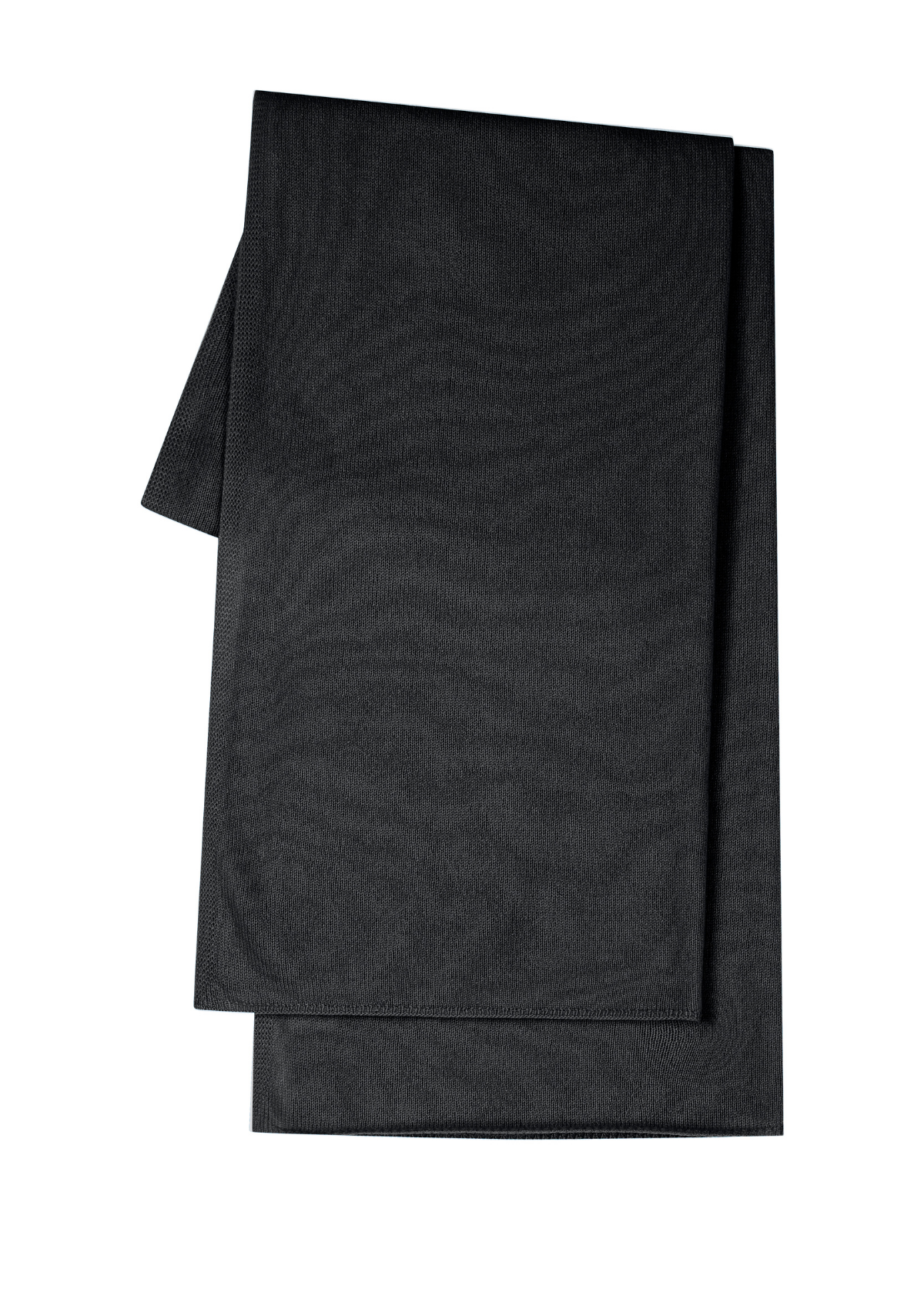 Cashmere Lofty Blanket Scarf in Black