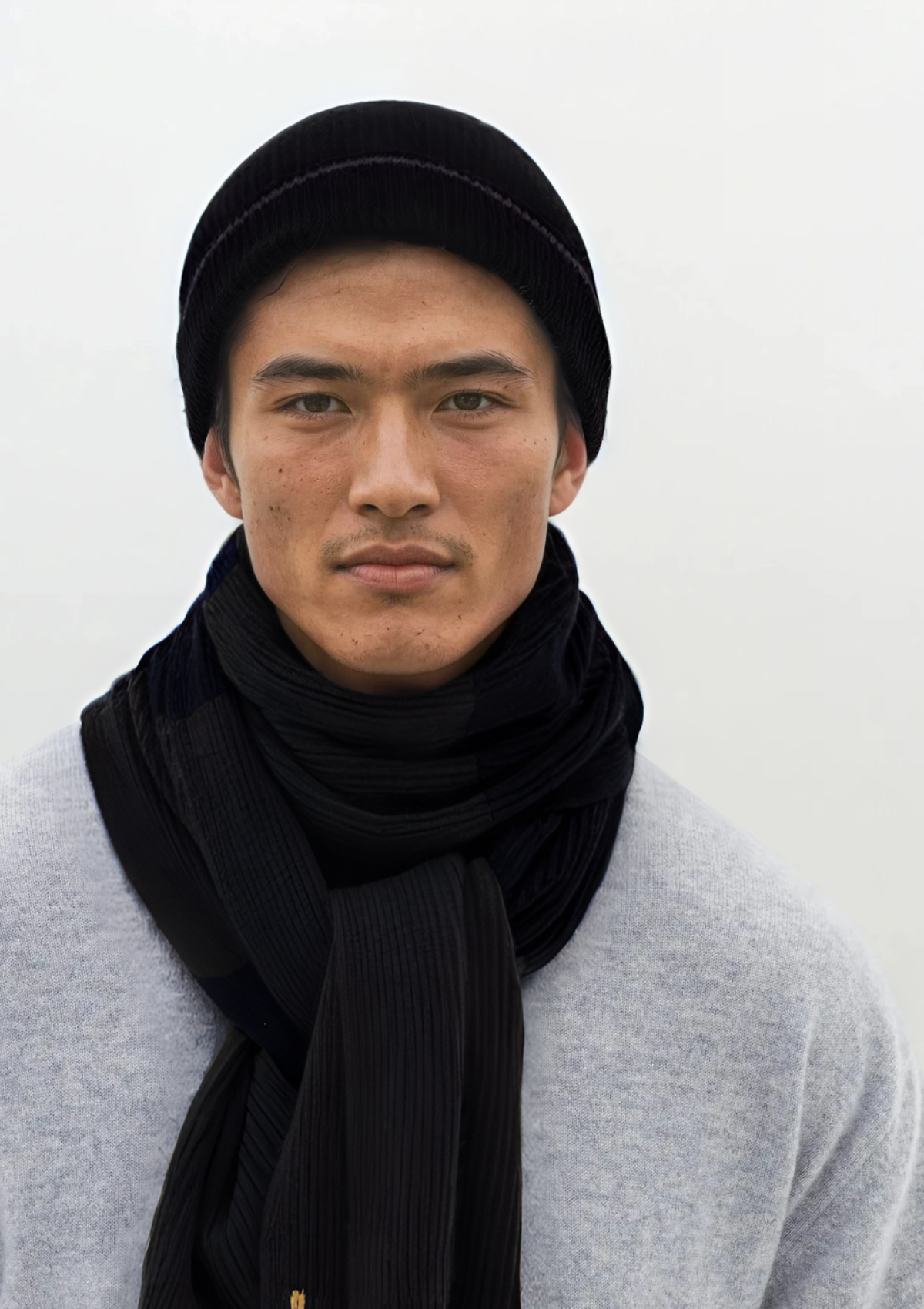 Mens Cashmere Hat in Black