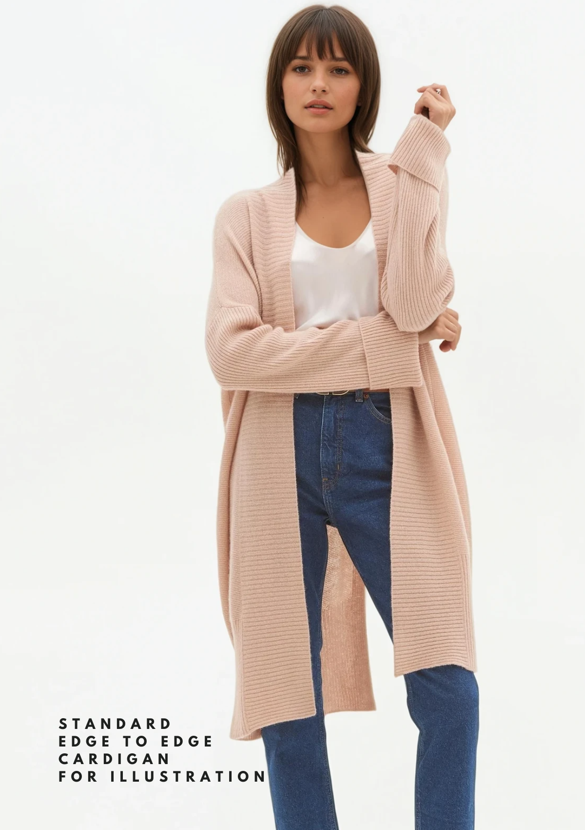 Cashmere Edge To Edge Cardigan - Made to Order
