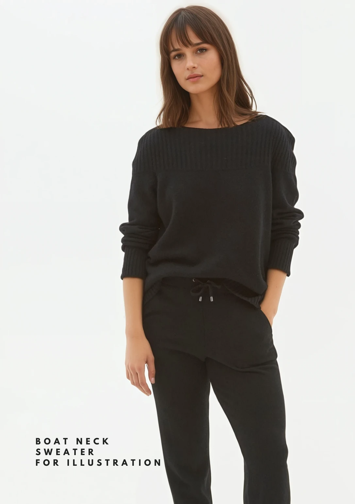 Cashmere Boat Neck Sweater - Made to Order