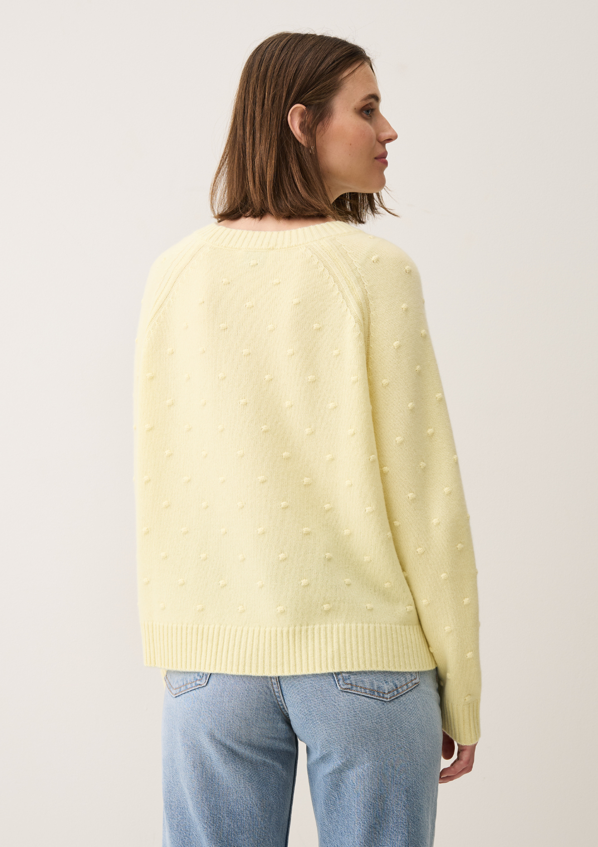 Bobble Sweater in Lemonade Yellow