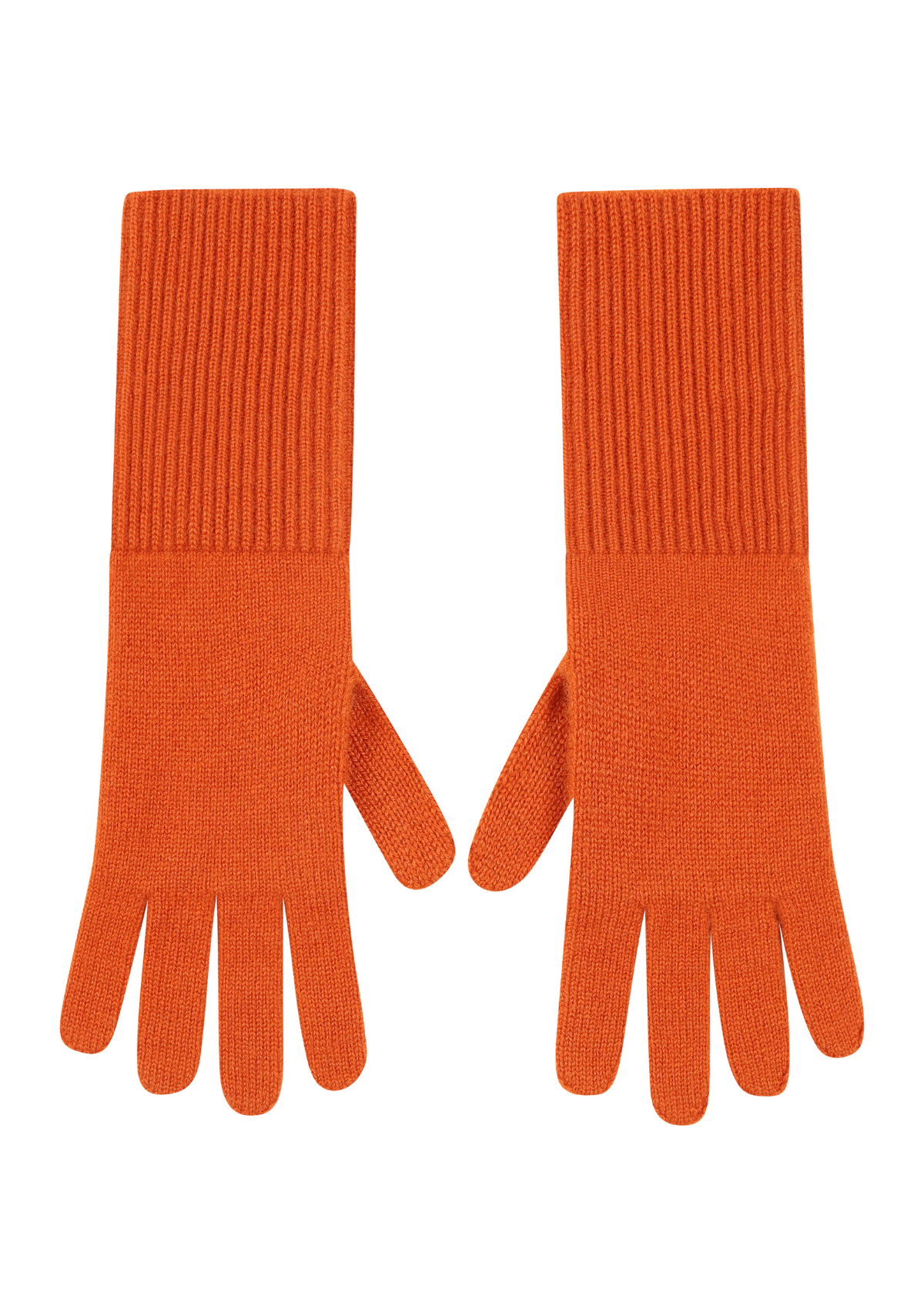 Cashmere Glove in Marmalade Orange