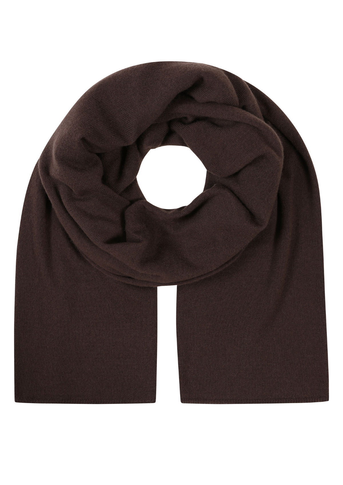 Cashmere Lofty Blanket Scarf in Americano Brown