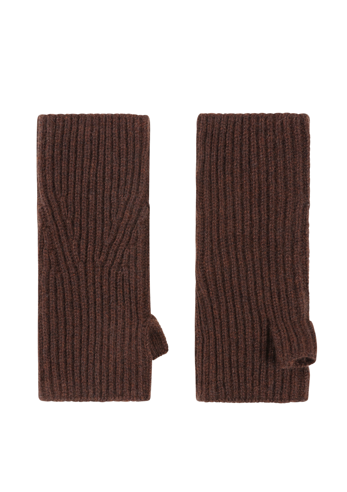 Cashmere Mitt in Americano Brown