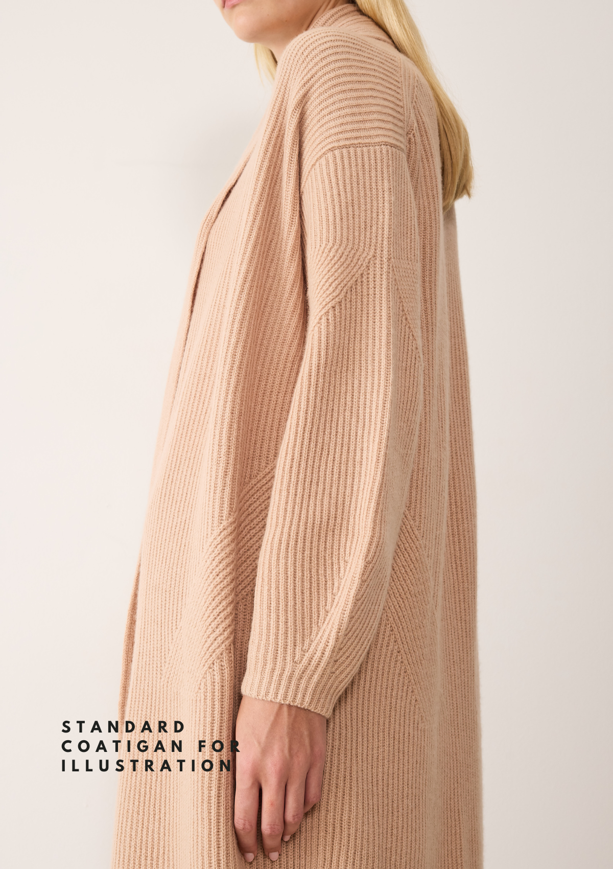 Luxury Ribbed Cashmere Coatigan - Made to Order