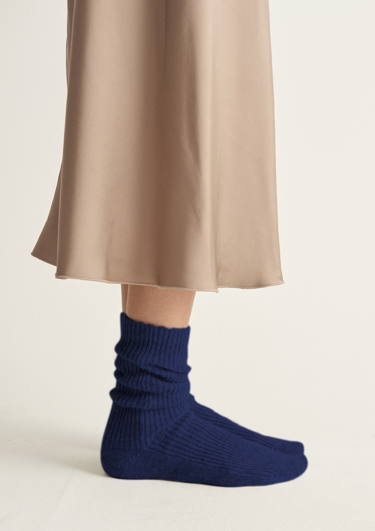 Cashmere Sock in Sodalite Blue