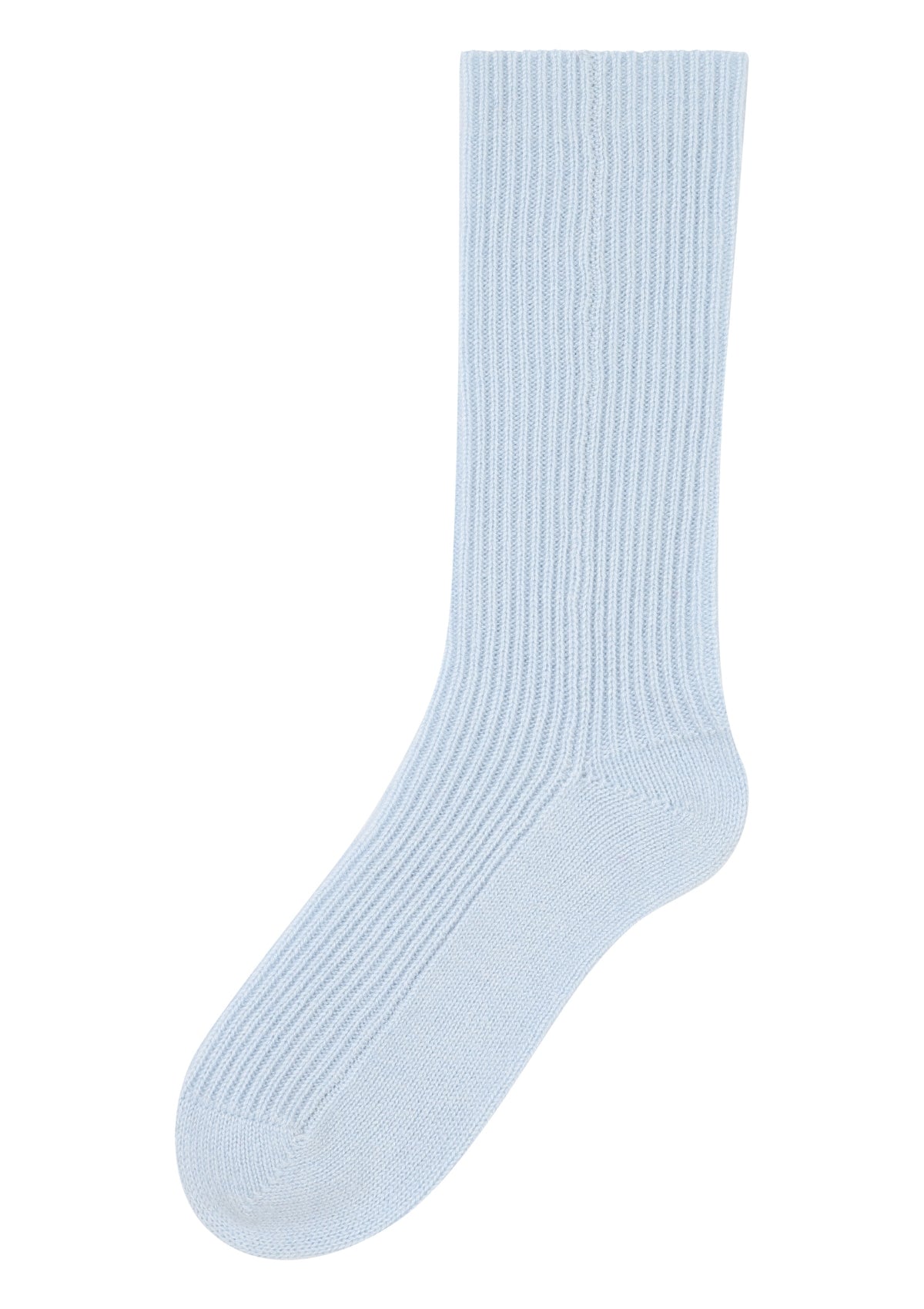 Cashmere Sock in Whisper Blue
