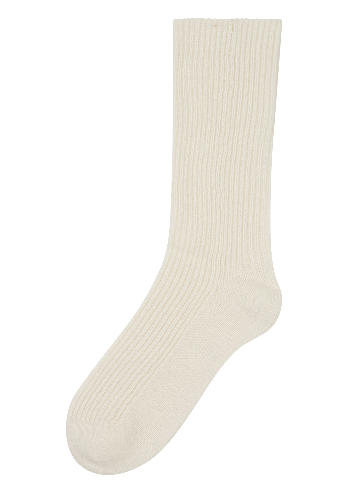 Cashmere Sock in Snow White