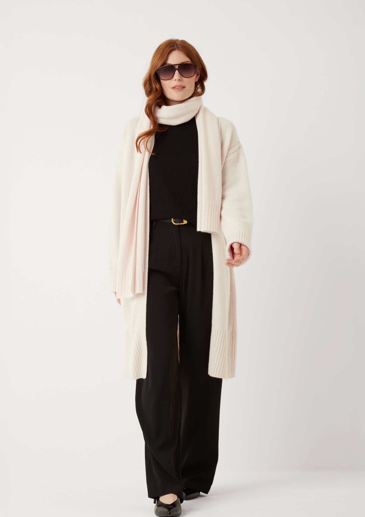 The Luxe Signature Scarf in Feather