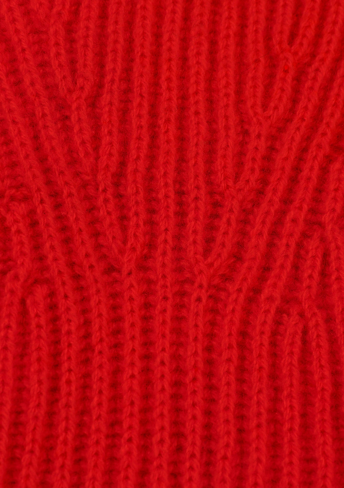 Cashmere Mitt in Postbox Red