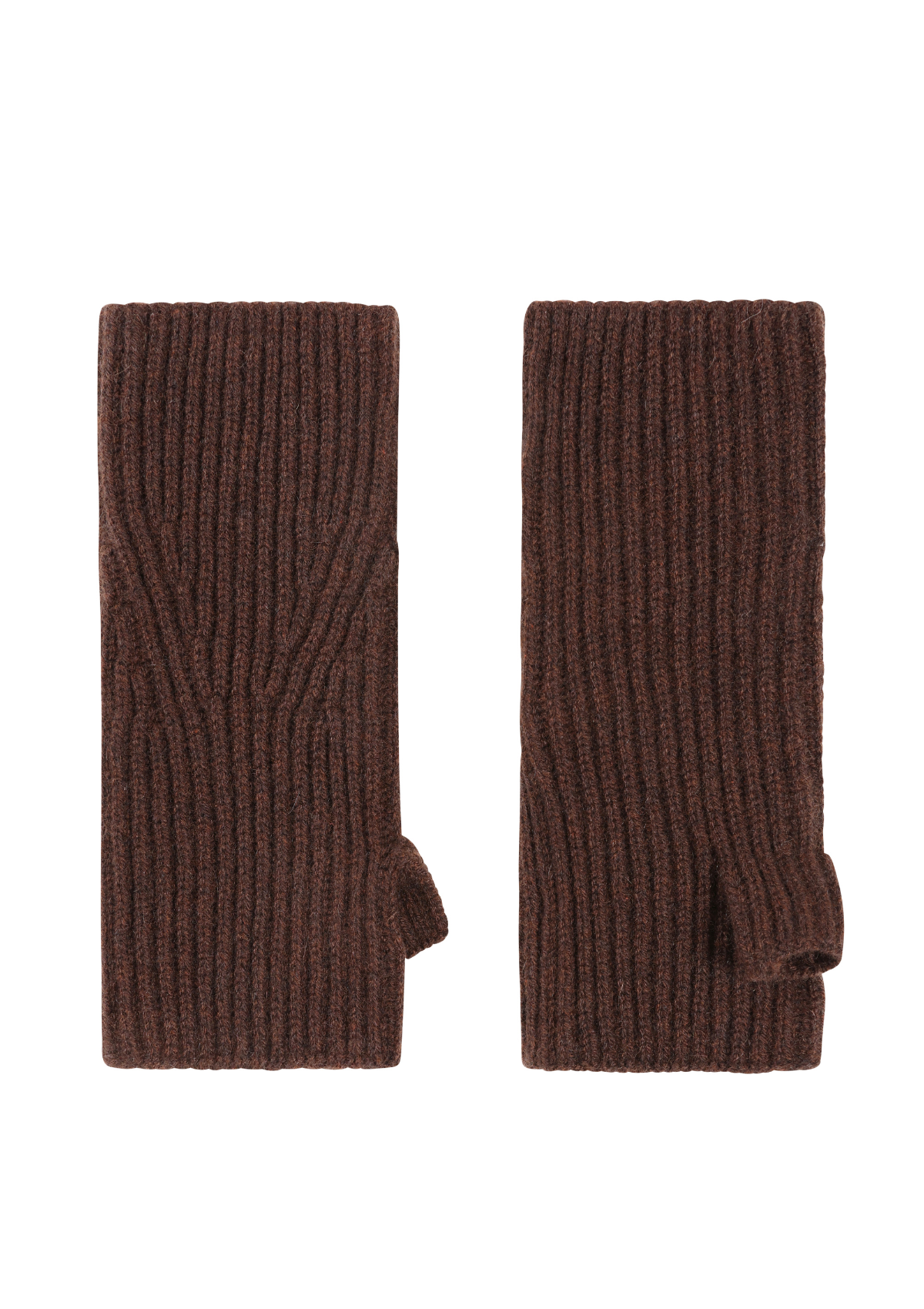 Cashmere Mitt in Americano Brown