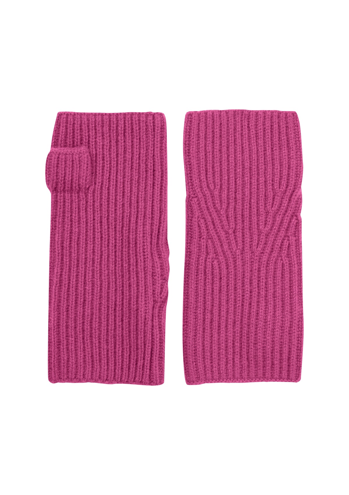 Cashmere Mitt in Morello Pink
