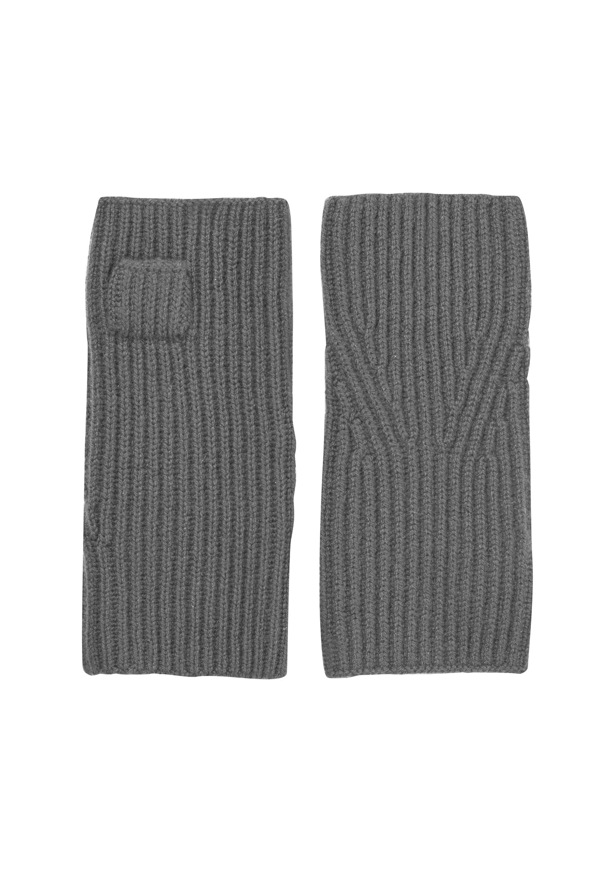 Cashmere Mitt in Pewter Grey