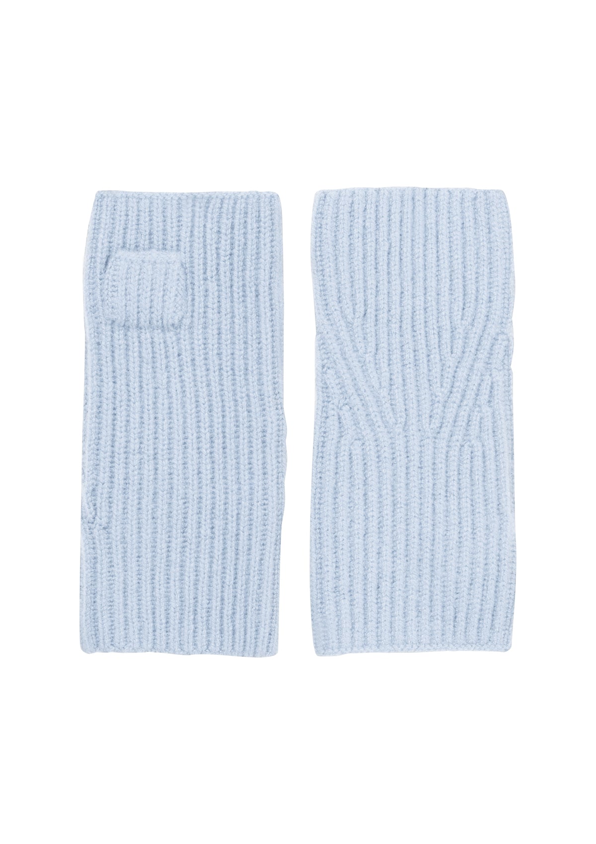 Cashmere Mitt in Whisper Blue