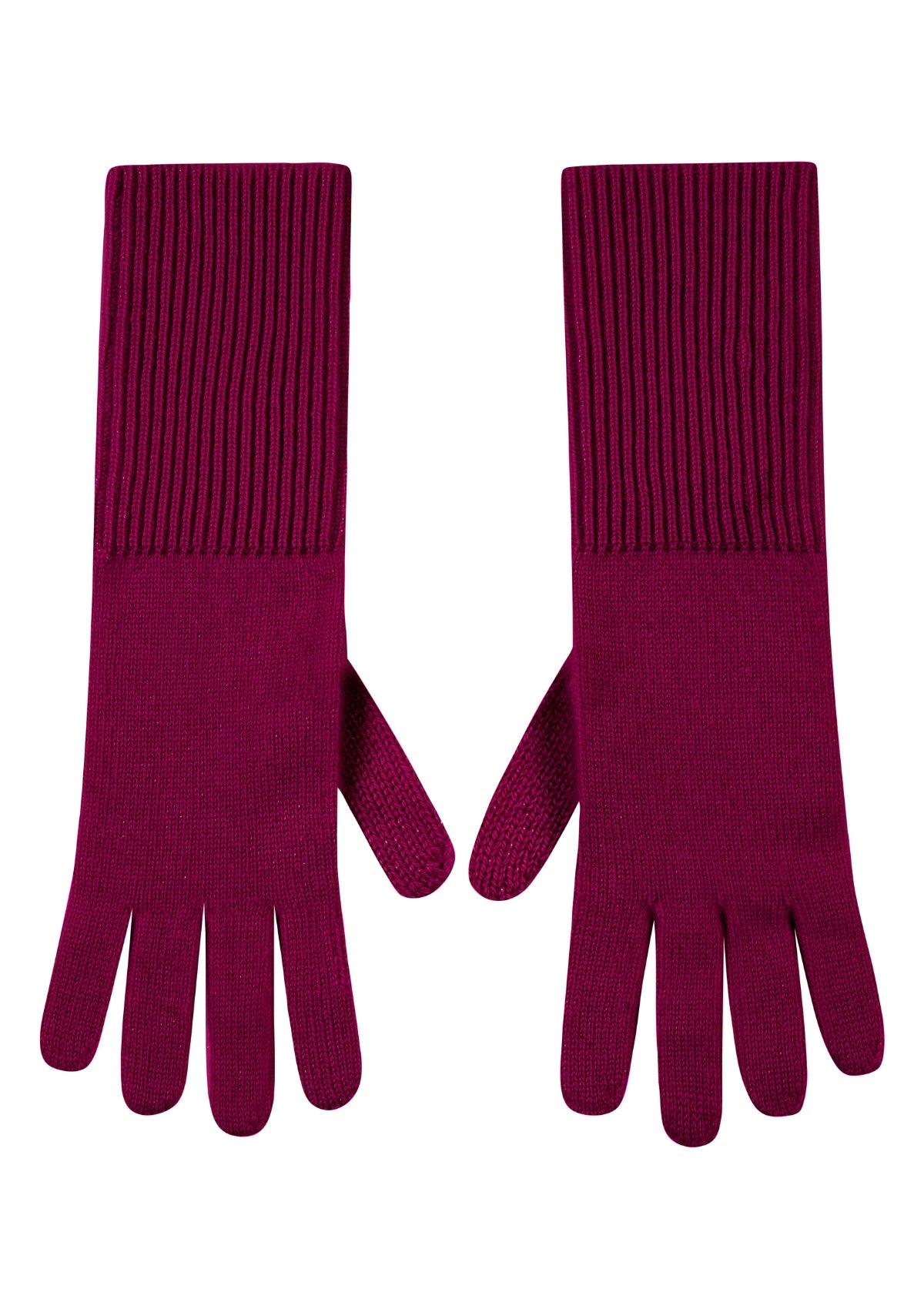 Cashmere Glove in Barolo Red