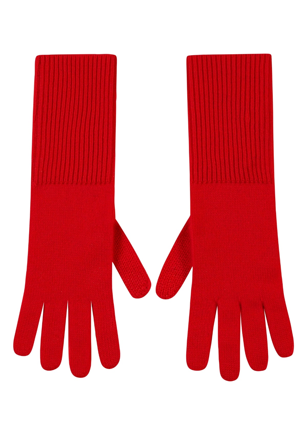 Cashmere Glove in Postbox Red