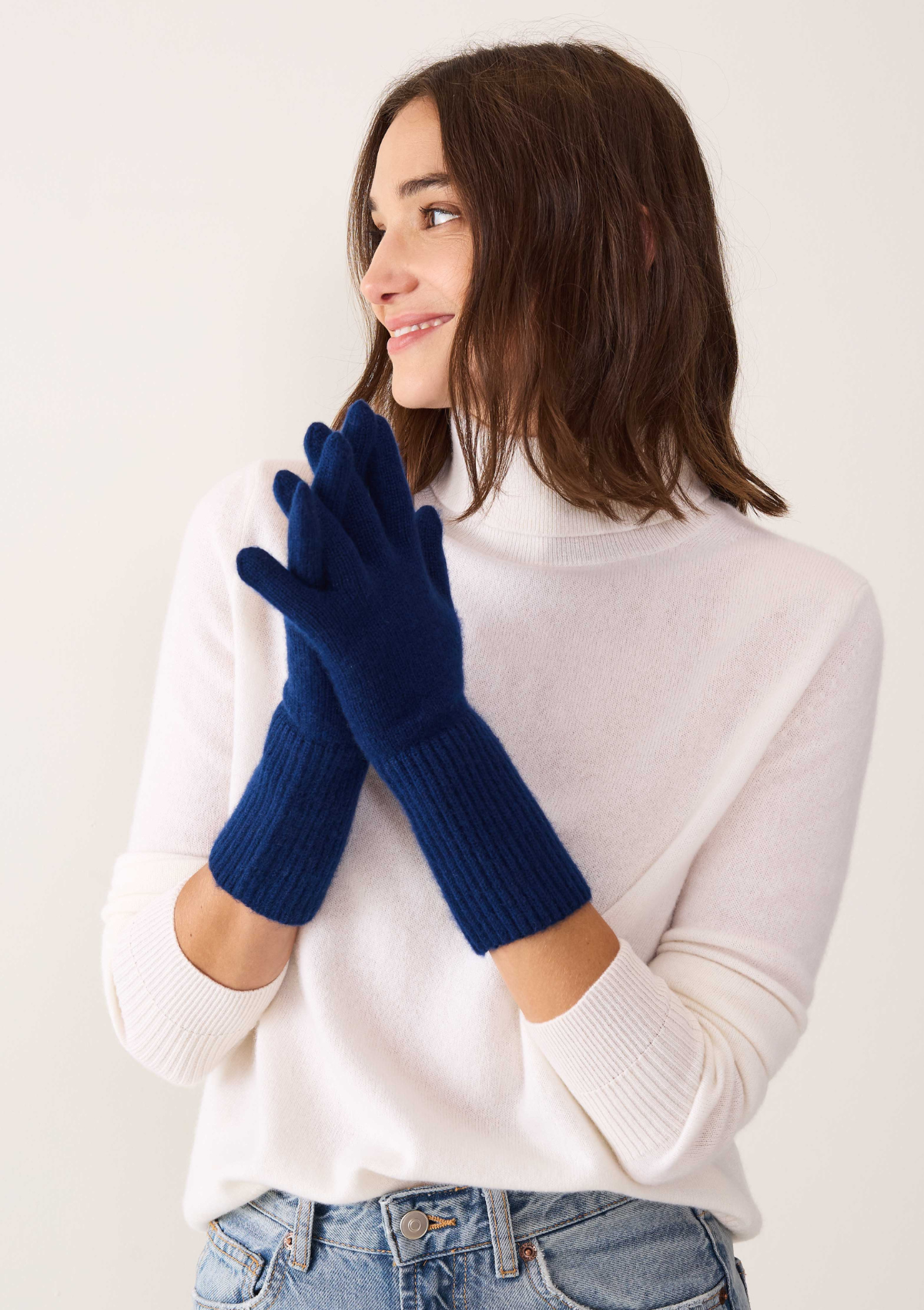 Cashmere Glove in Midnight Blue