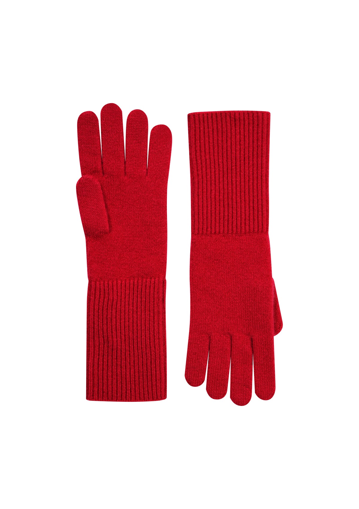 Cashmere Glove in Postbox Red