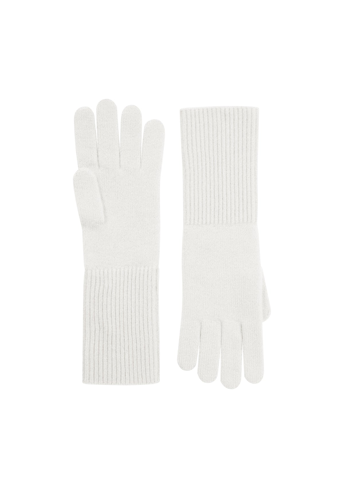 Cashmere Glove in Snow White