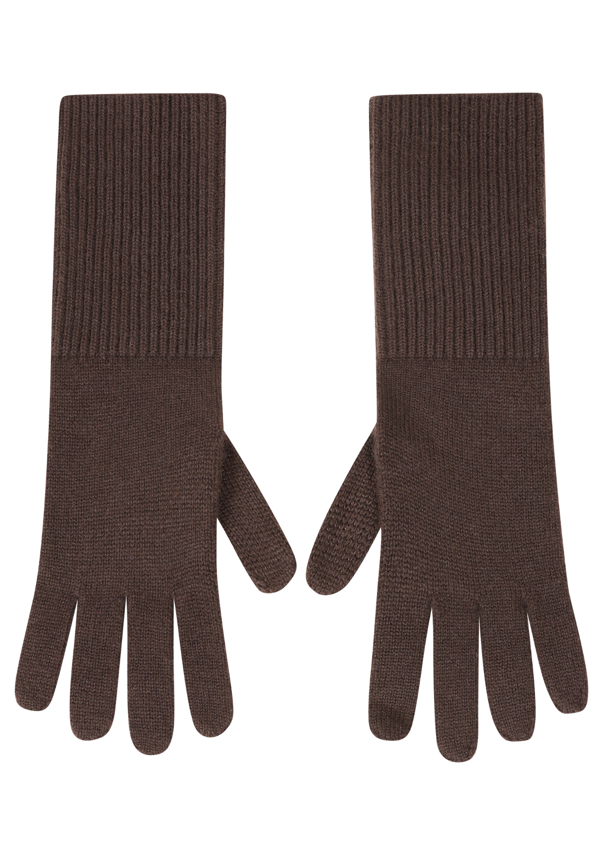 Cashmere Glove in Rye Brown