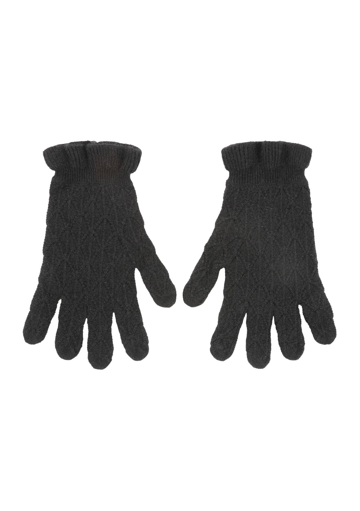 Pointelle Glove in Black