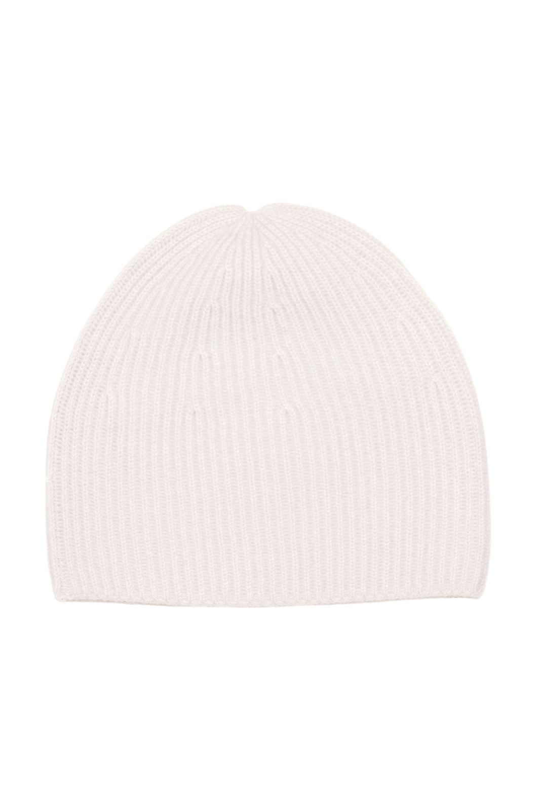Cashmere Beanie in Snow White