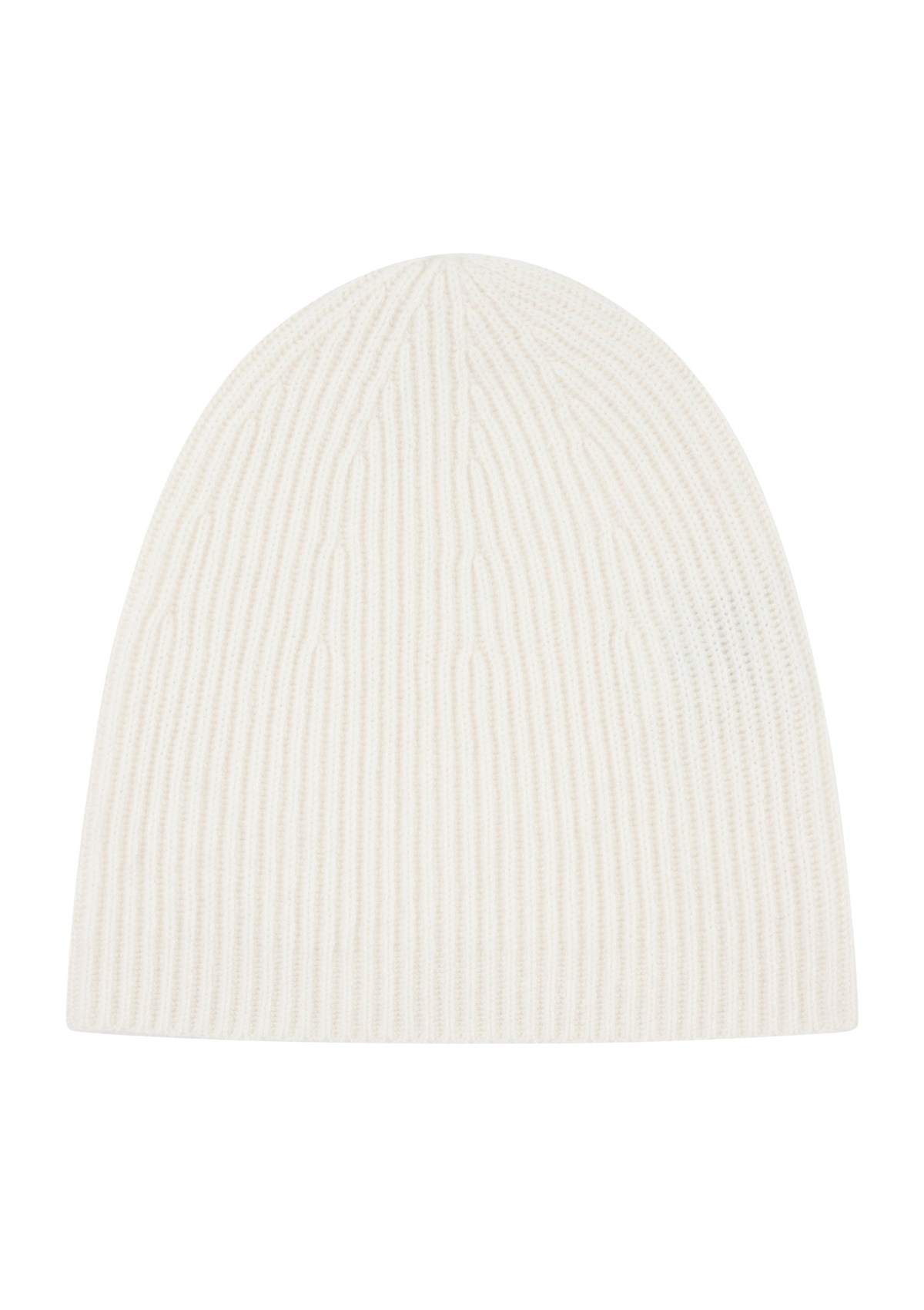 Cashmere Beanie in Snow White