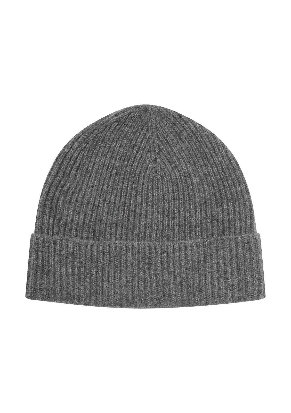 New Cashmere Beanie in Pewter Grey