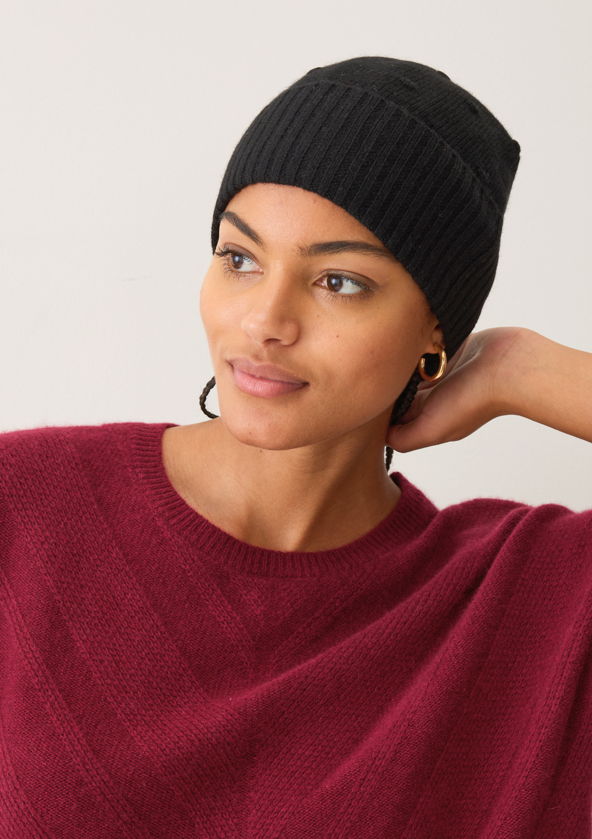 Bobble Hat in Black