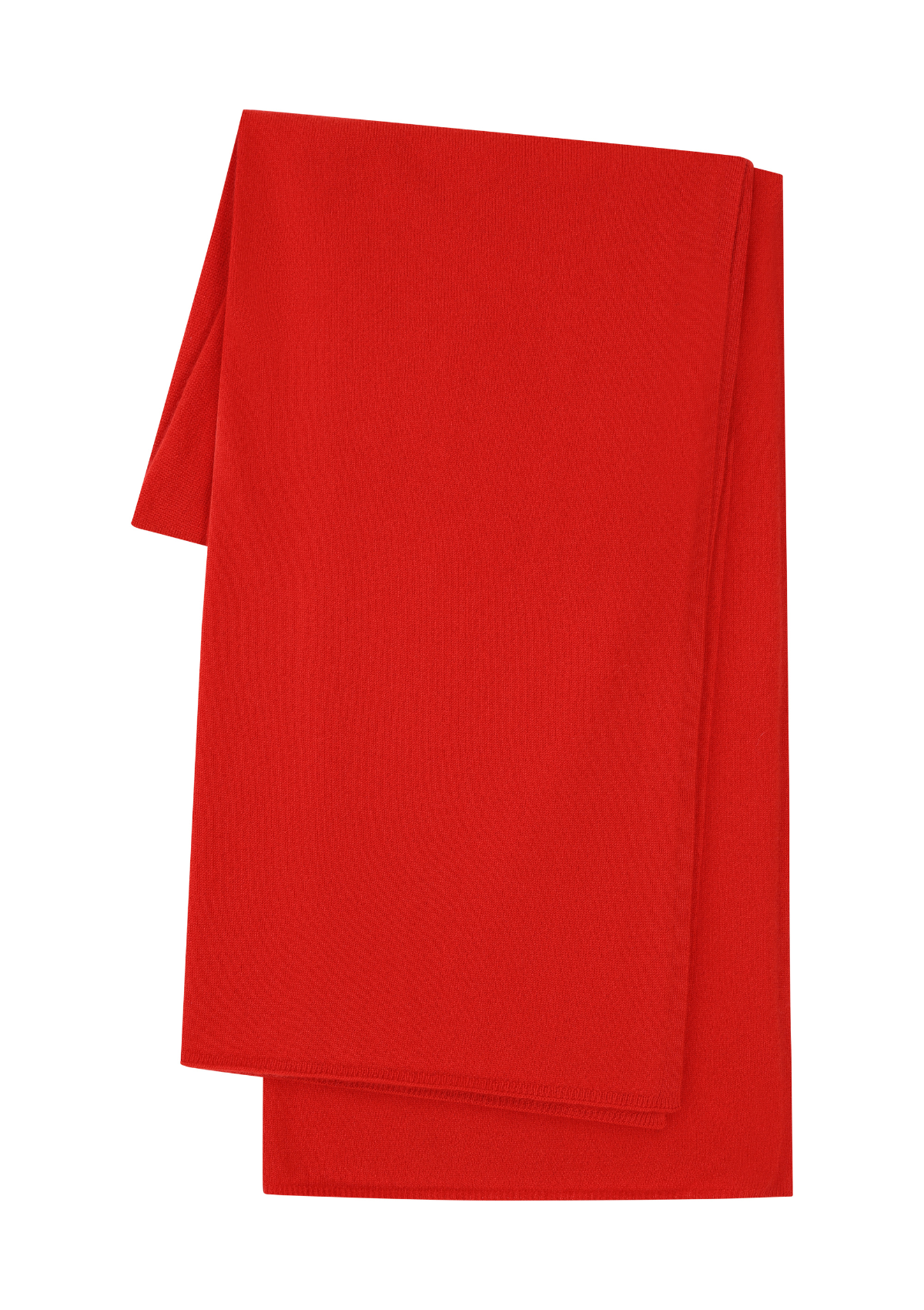 Cashmere Lofty Blanket Scarf in Tomato Red