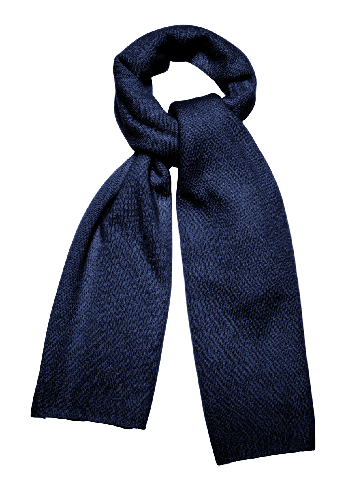 Lofty Cashmere Scarf in Midnight Blue