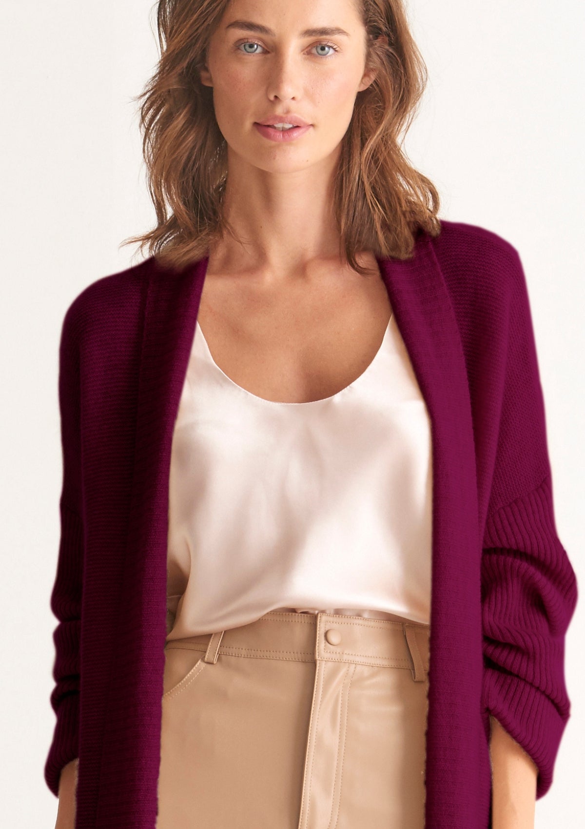 Edge to edge cardigan barolo 