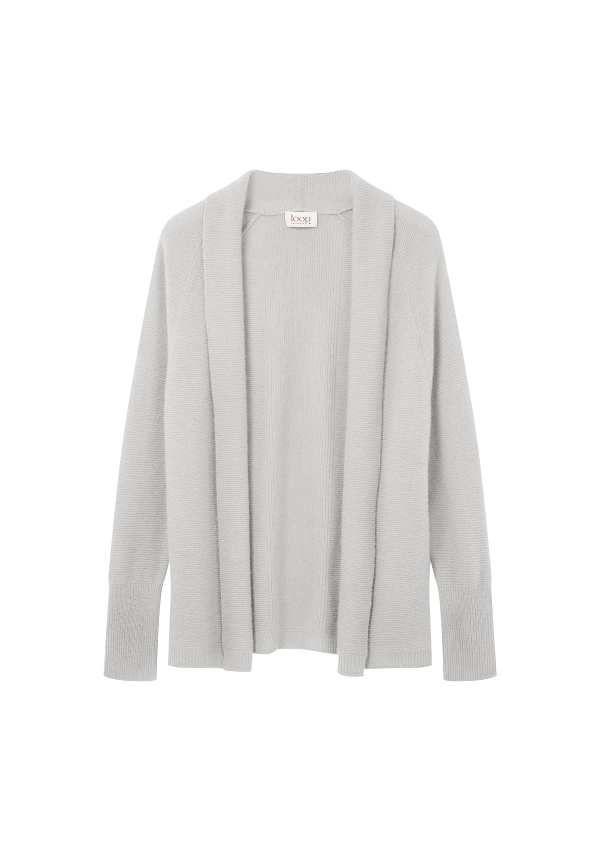 Relaxed Edge to Edge Cardigan in Foggy Grey