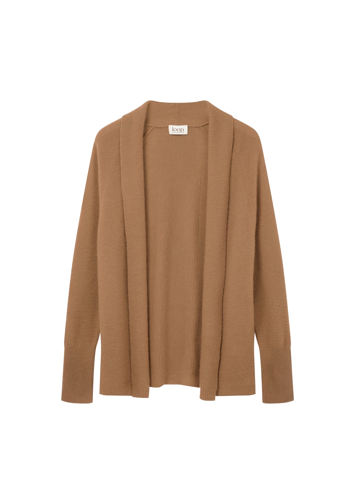 Relaxed Edge to Edge Cardigan in Harvest Brown