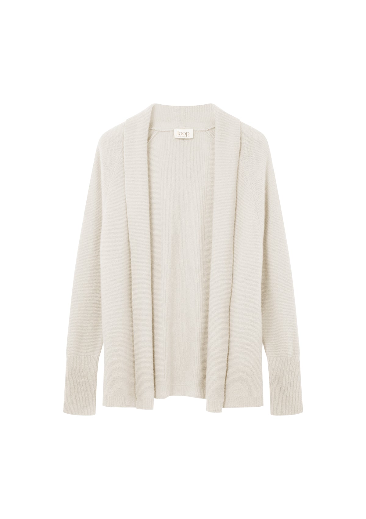 Relaxed Edge to Edge Cardigan in Snow White