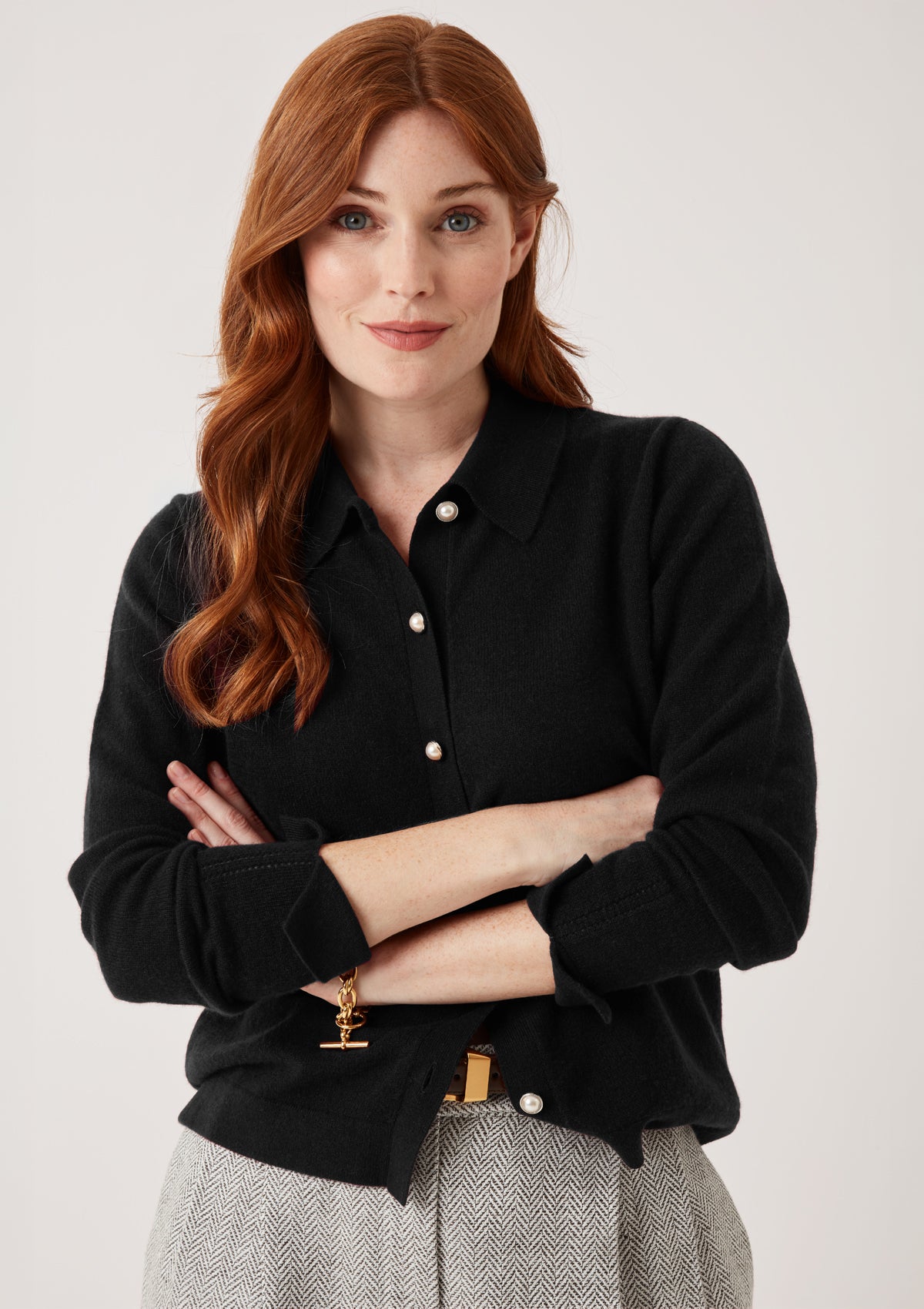 Knitted Shirt in Black