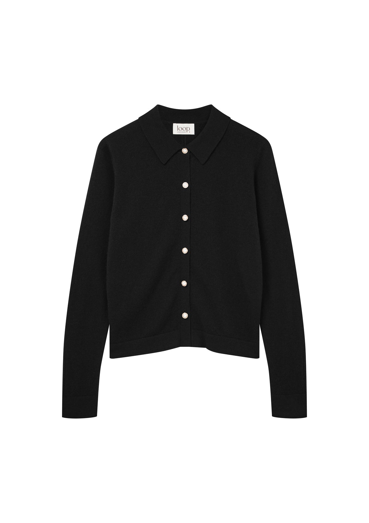 Knitted Shirt in Black