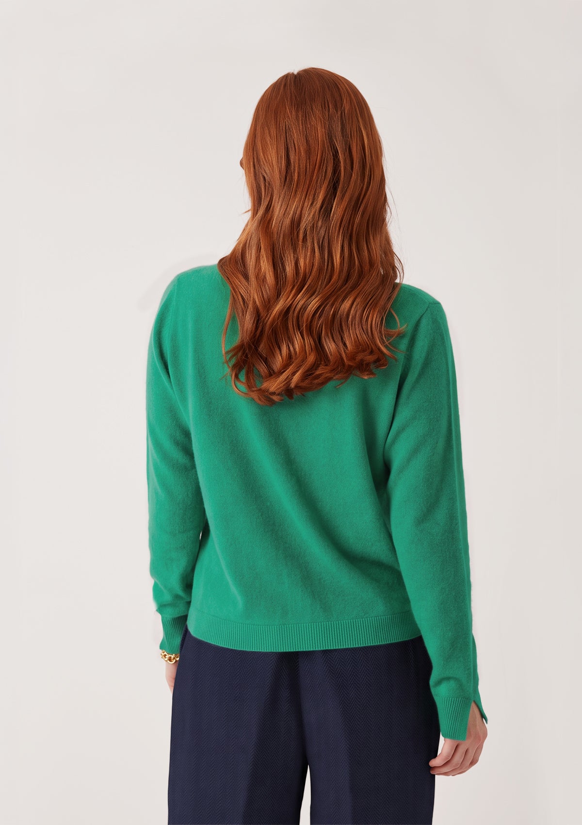 Knitted Shirt in Virdis Green