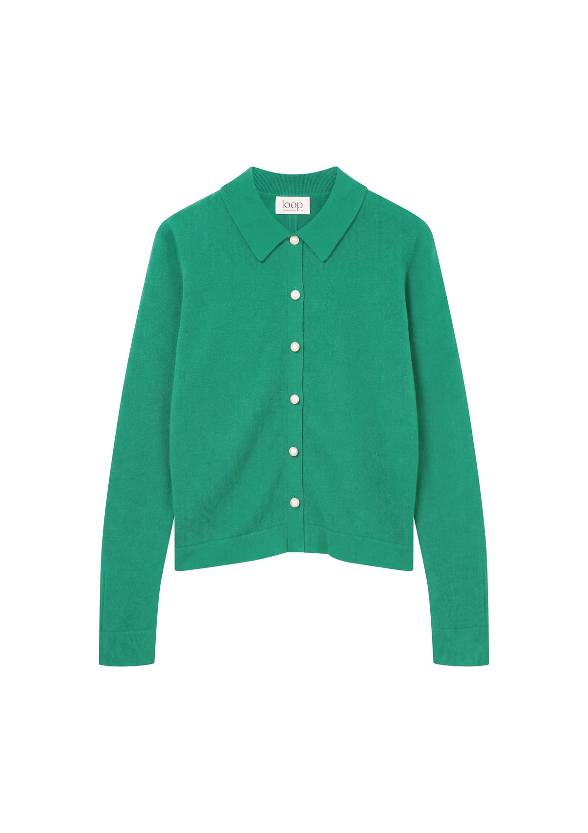 Knitted Shirt in Virdis Green