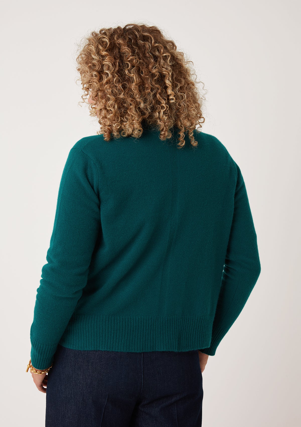 Zip Front Cardigan in Arcadia Green