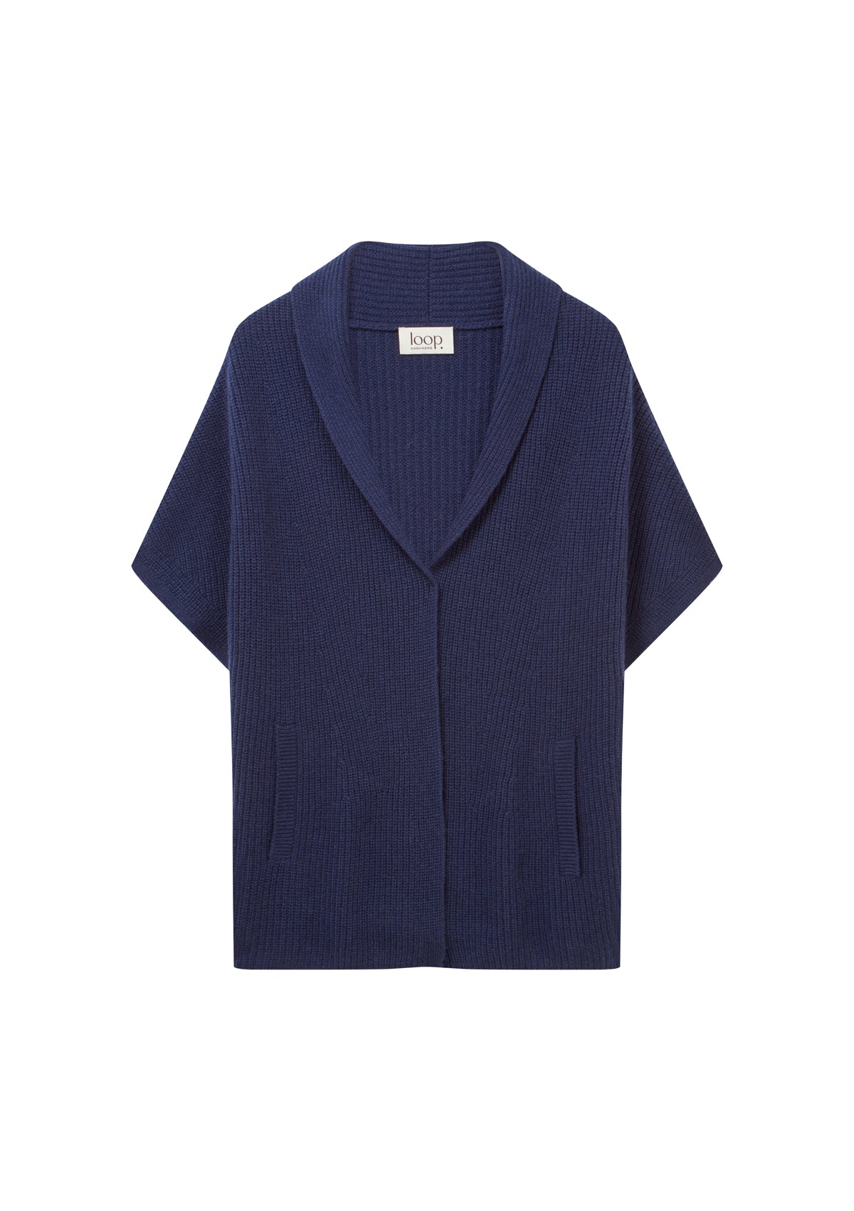 Half Cardigan Sleeveless Cardigan in Celestial Blue