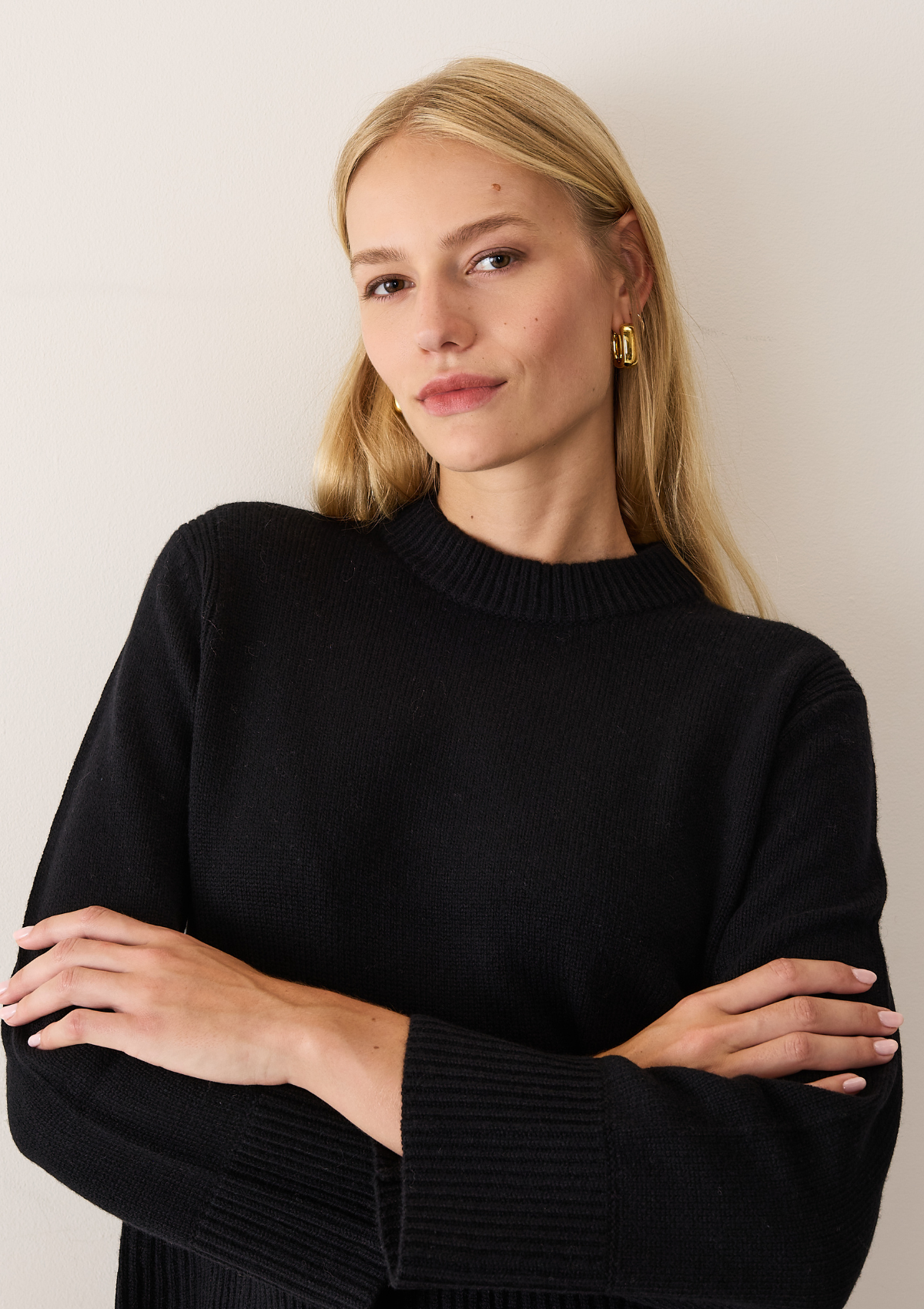 Cashmere Sweatshirt in Black